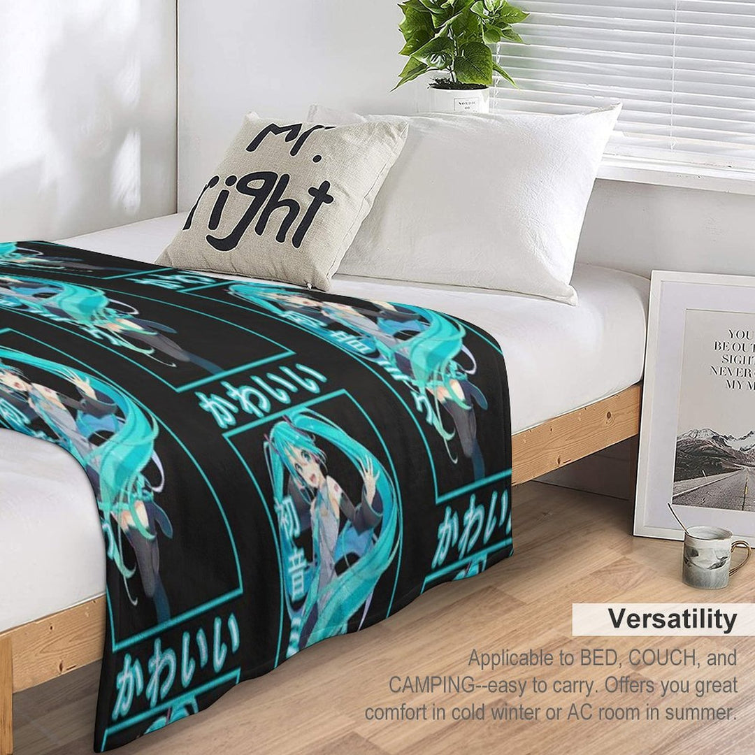 Hatsune Miku  Classic Lightweight Throw Blanket