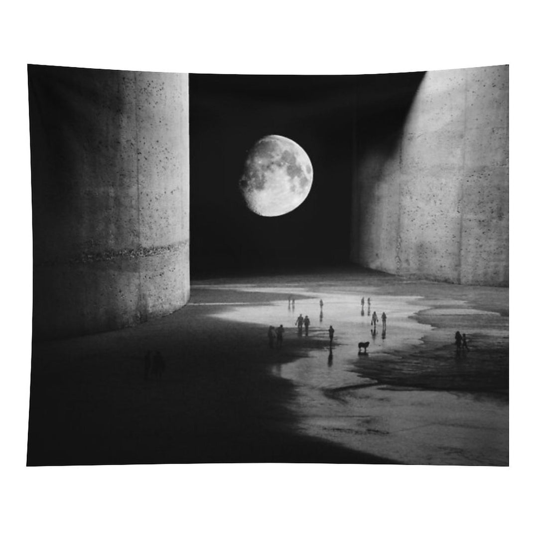To The Moon Tapestry