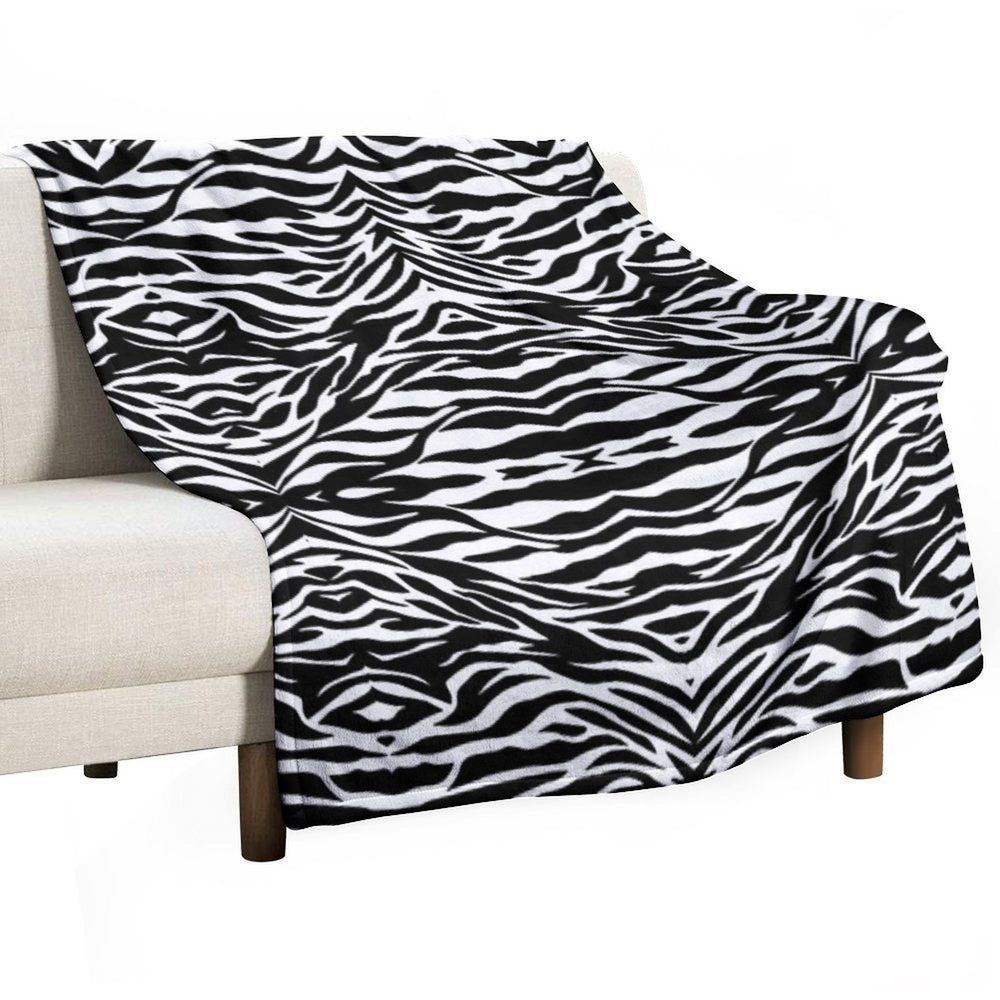 Zebra Premium Throw Blanket