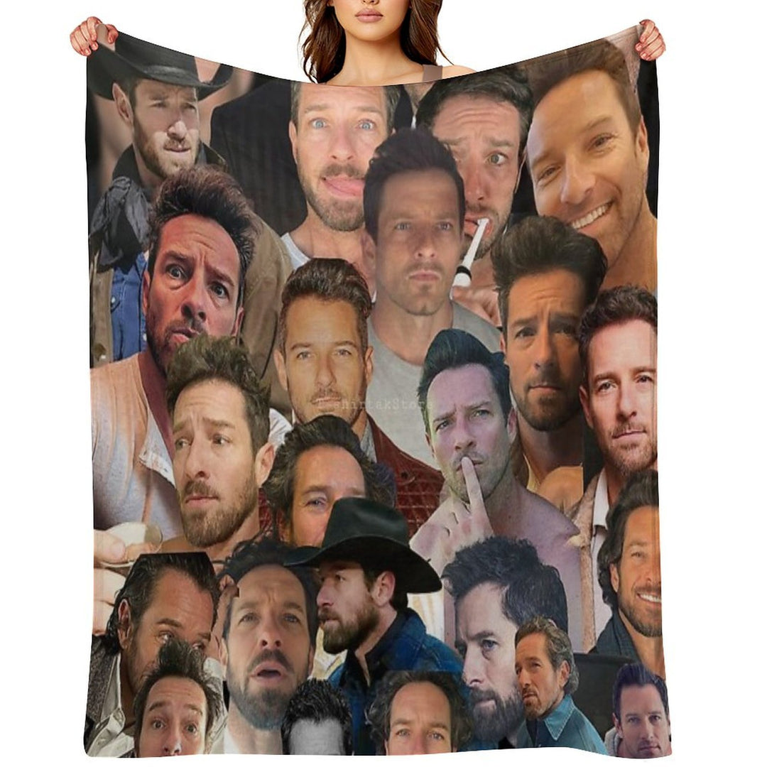 Ian Bohen Photo Collage All-season Throw Blanket