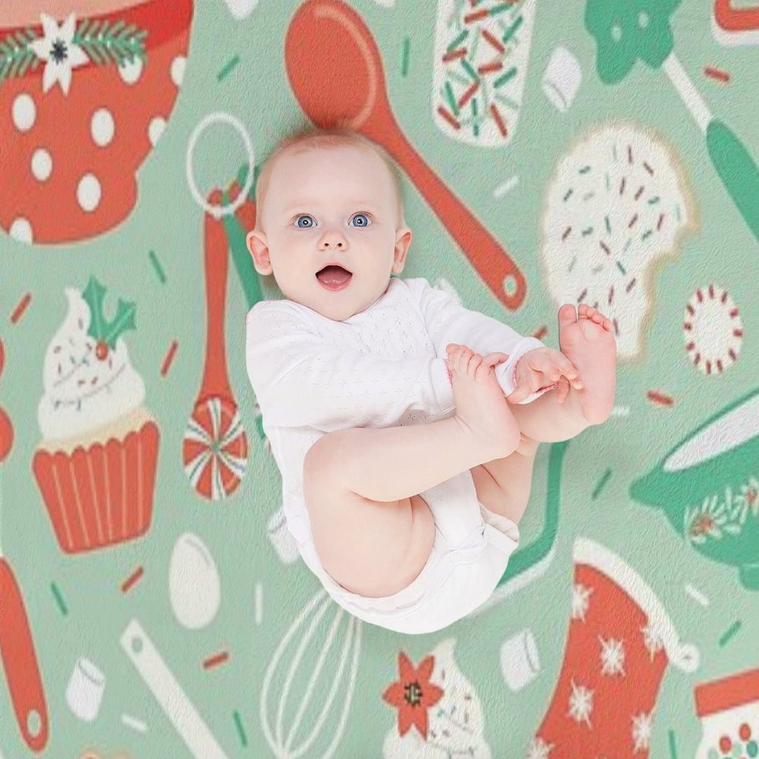 Christmas Baking Anti-pilling Throw Blanket