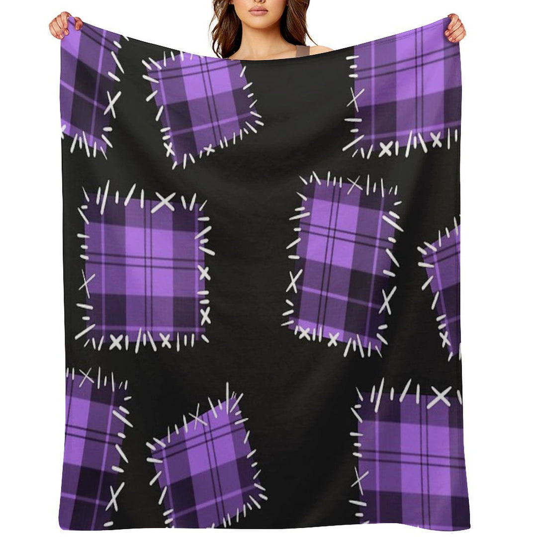 Virgil's Hoodie Patches Multi-functional Throw Blanket