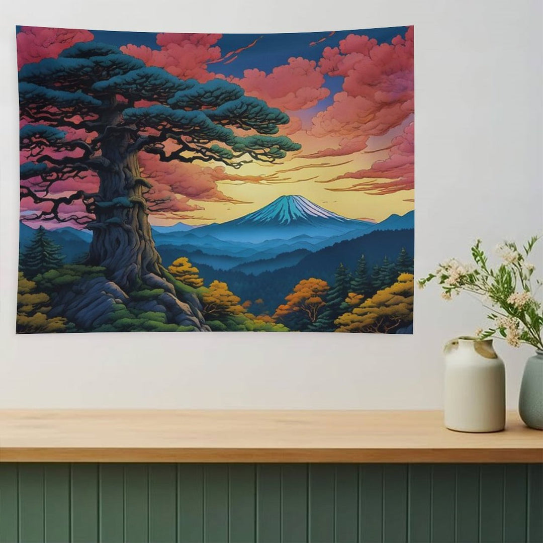 Sunset at Jiyanna - Nature Landscape Tapestry