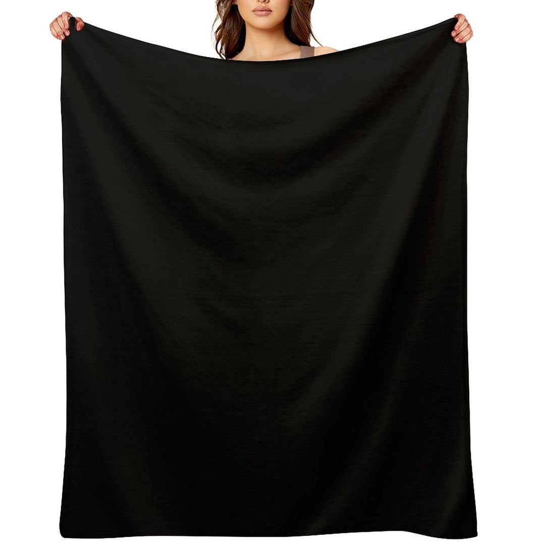 Black Pattern Mask And Phone Case Gift-ready Throw Blanket