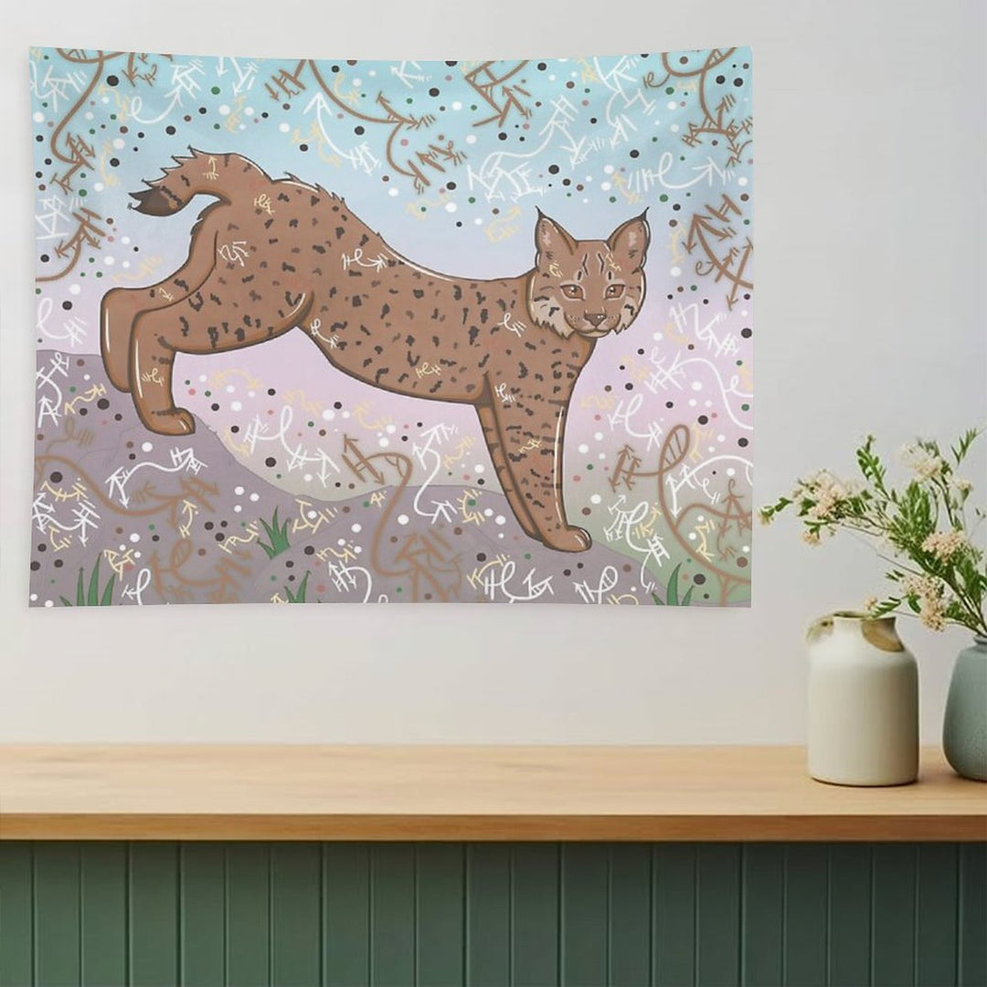 Little Bobcat Tapestry