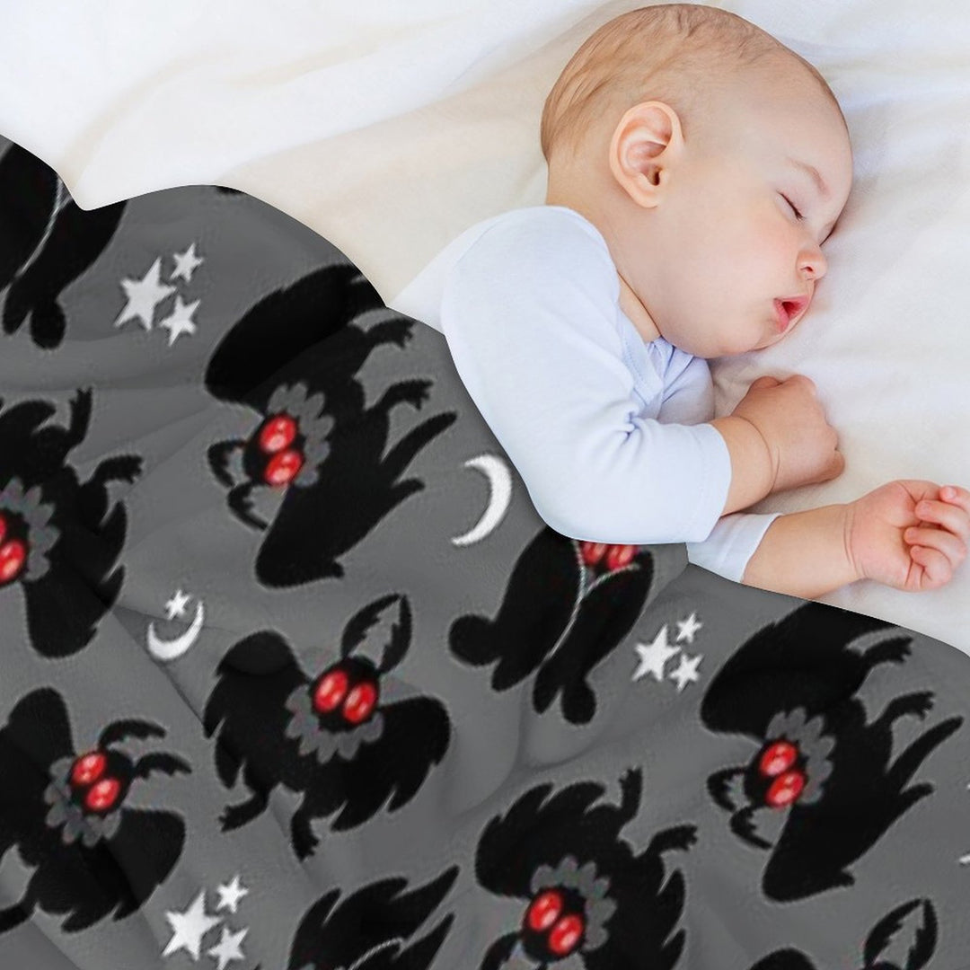 Cute Cryptids - Mothman Pattern Premium Throw Blanket