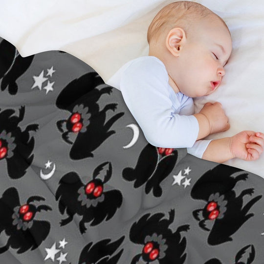 Cute Cryptids - Mothman Pattern Premium Throw Blanket