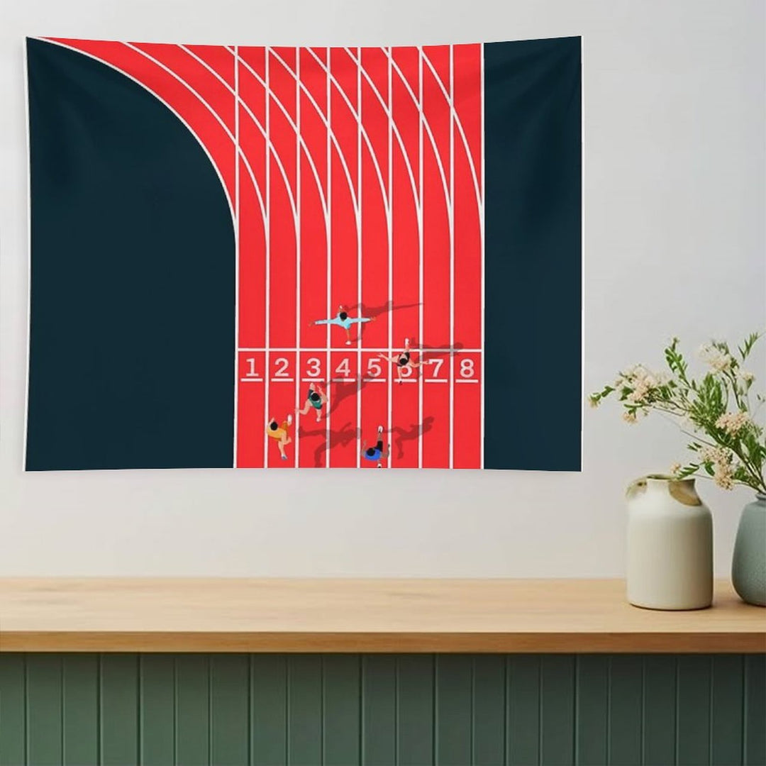 Finish Line Sprint Tapestry