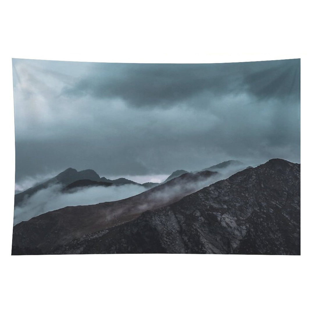 Misty Morning before The Summer Storm Tapestry