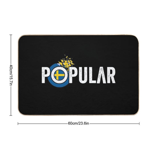 Eric Saade - Popular [2011, Sweden]  Eco-Friendly Bath Mat