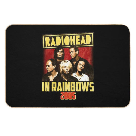 Radiohead Band In Rainbows 2005  Non-Slip Bath Mat