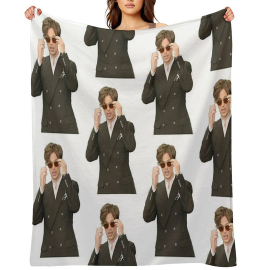 Matthew Gray Gubler Sustainable Throw Blanket