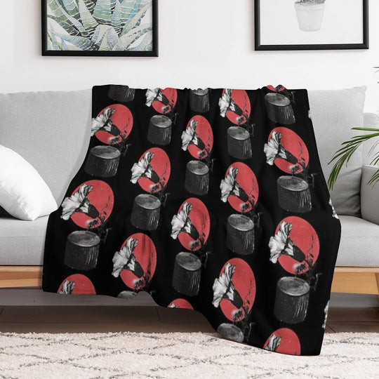 Gramophone Lightweight Throw Blanket