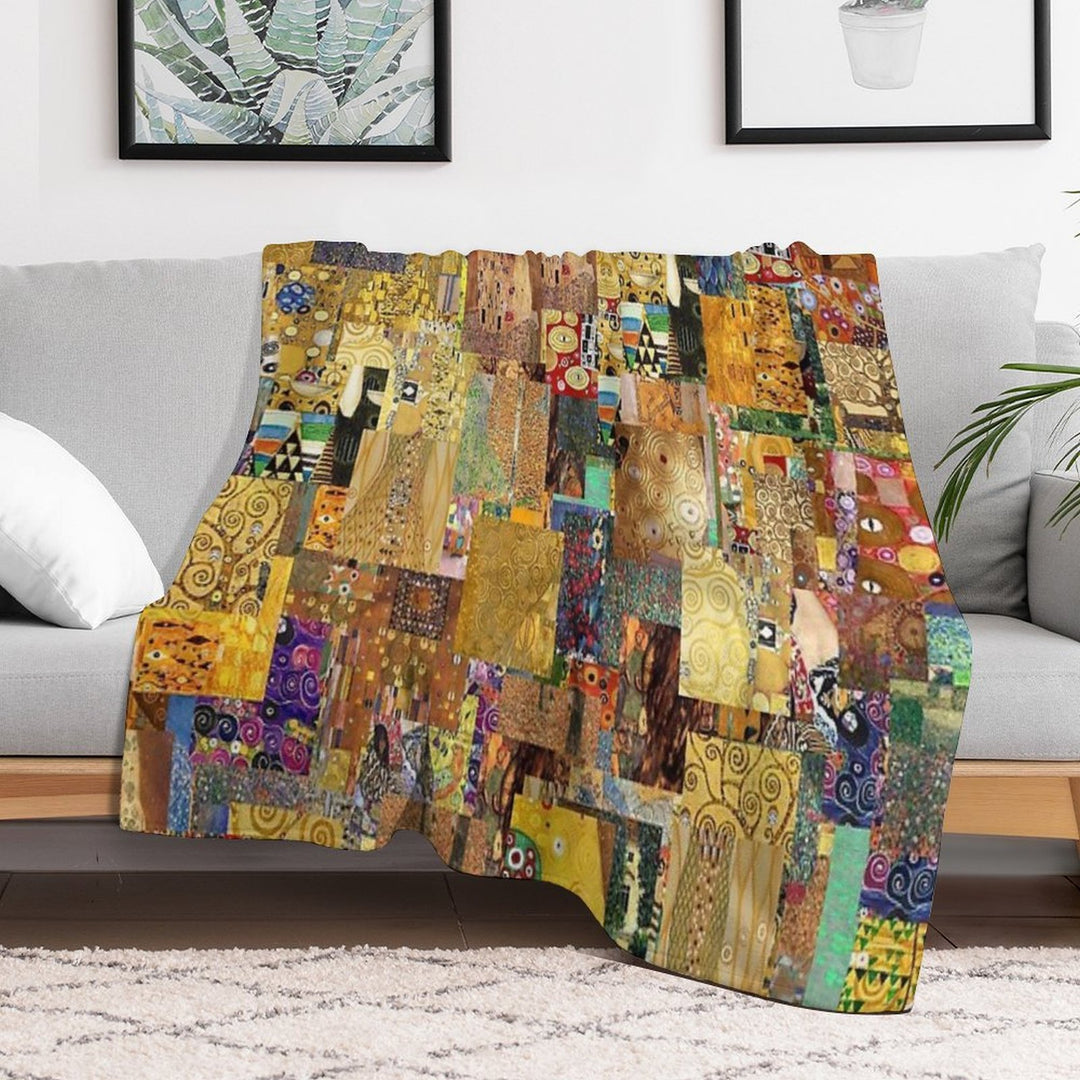 Gustav Klimt Premium Throw Blanket