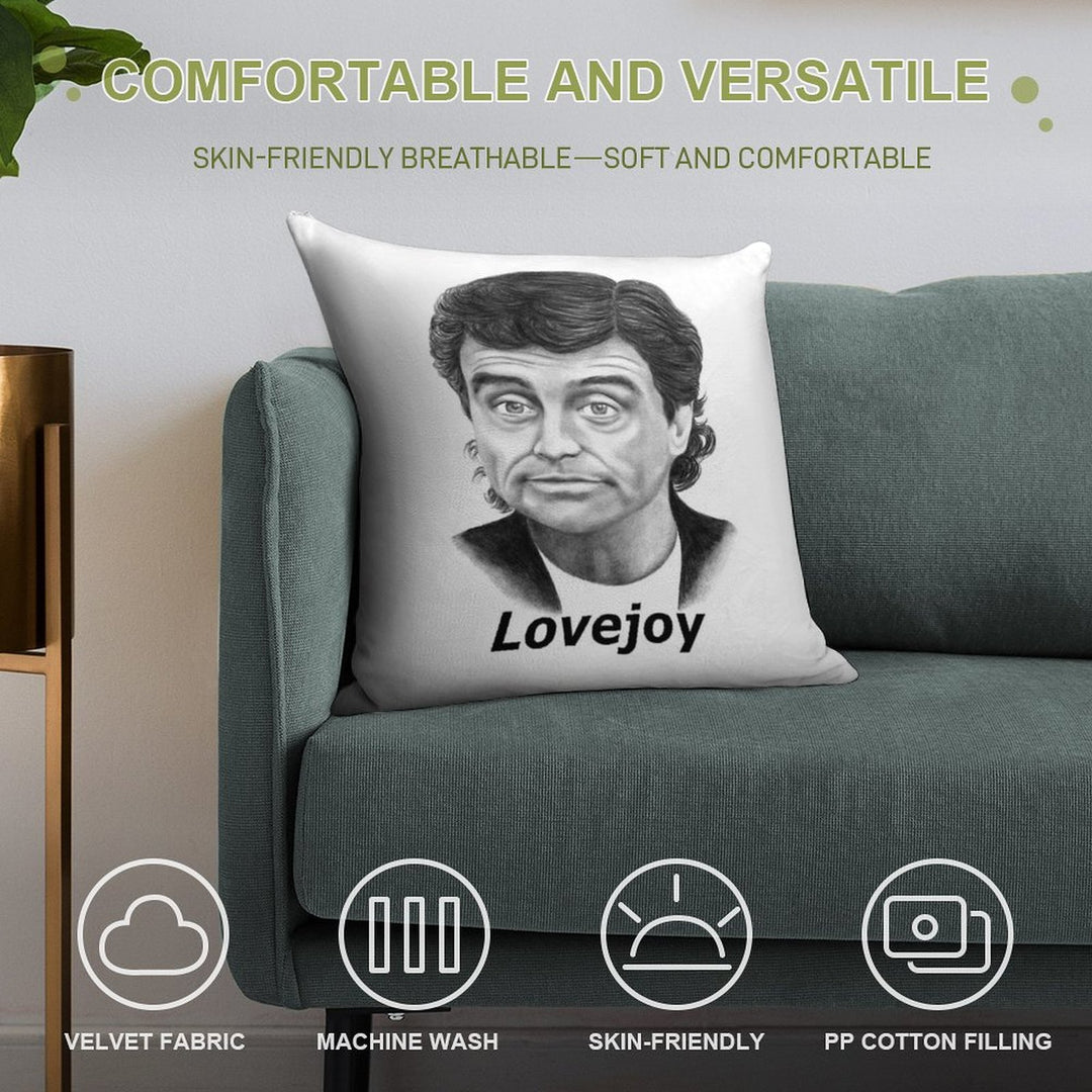 Ian McShane Plays Lovejoy Soft Easy Maintenance Throw Pillow