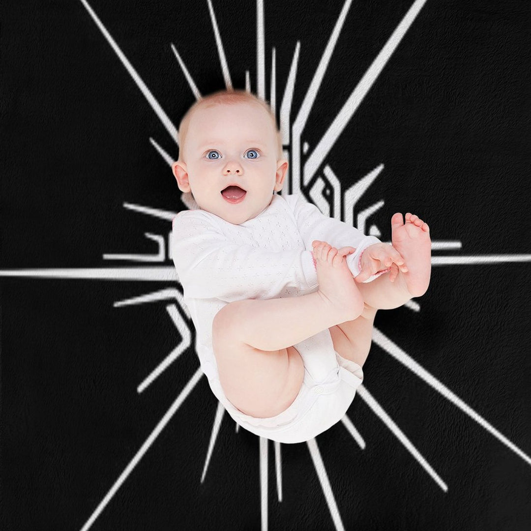 Outer Wilds™ - Eye of The Universe (Symbol) [White] Anti-pilling Throw Blanket