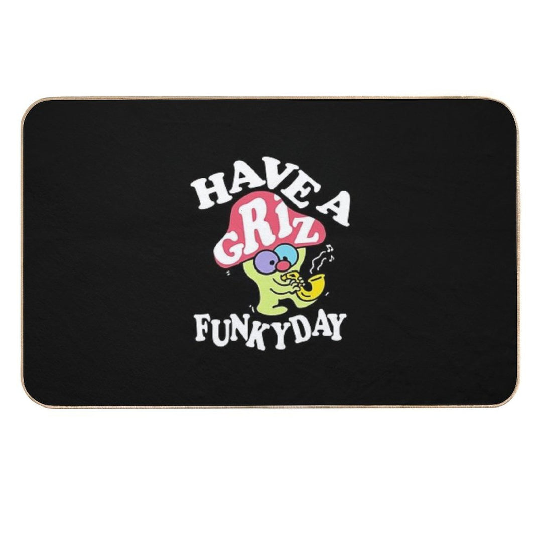 Griz Merch GRiZ Have A Funky Day  Eco-Friendly Bath Mat