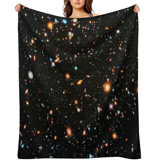 Hubble Extreme Deep Field Sustainable Throw Blanket