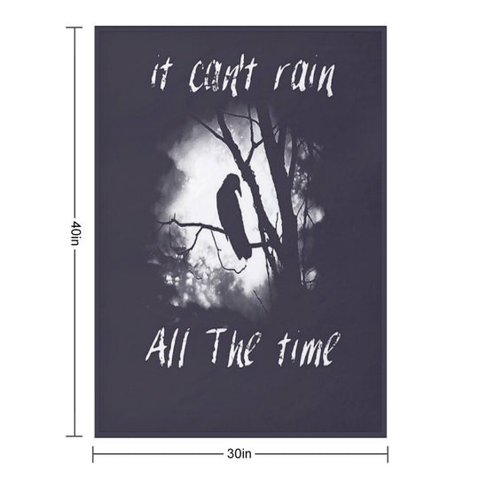 Men Women The Crow Halloween Gifts For Music Fans Lightweight Throw Blanket