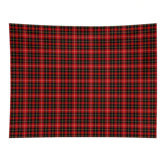 O'Connell Tartan Red And Black Irish Plaid Tapestry