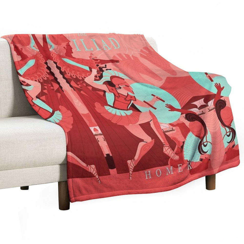 The Iliad Anti-pilling Throw Blanket