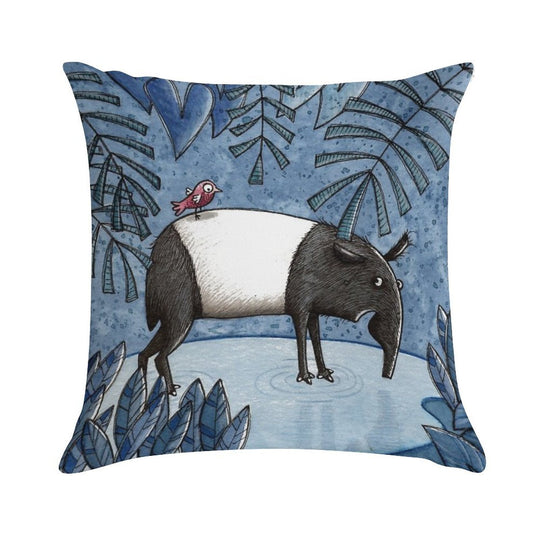 Welcome To The Jungle - Tapir - Schabrackentapir Soft Bedroom Essential Throw Pillow