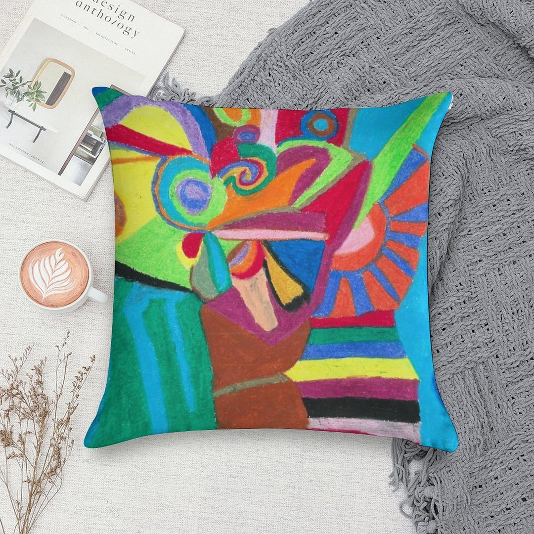 Dreamy Capricorn Soft Easy Maintenance Throw Pillow