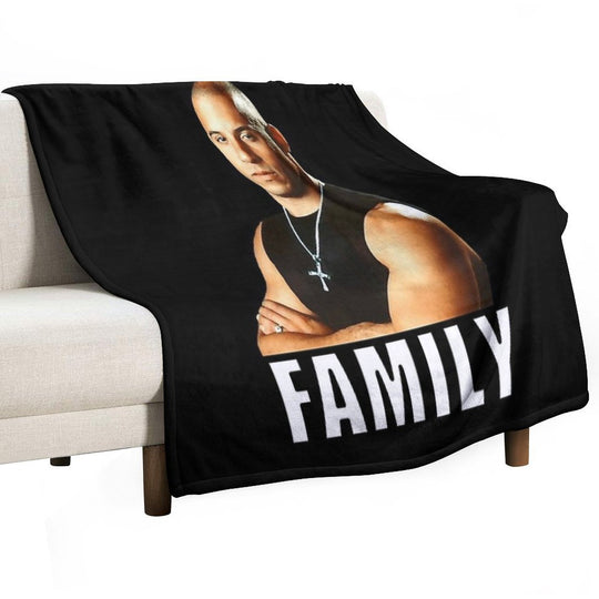 Dom Toretto Funny Man Travel-friendly Throw Blanket