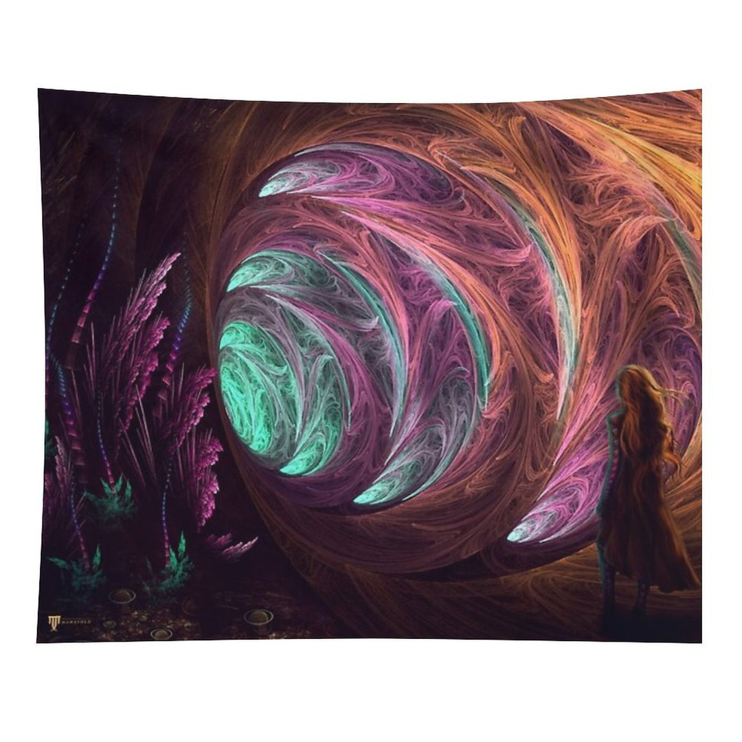 Toward The Light - Alice in Wonderland - Manafold Art Tapestry