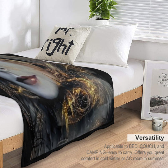 Mylène Farmer Velvety-soft Throw Blanket