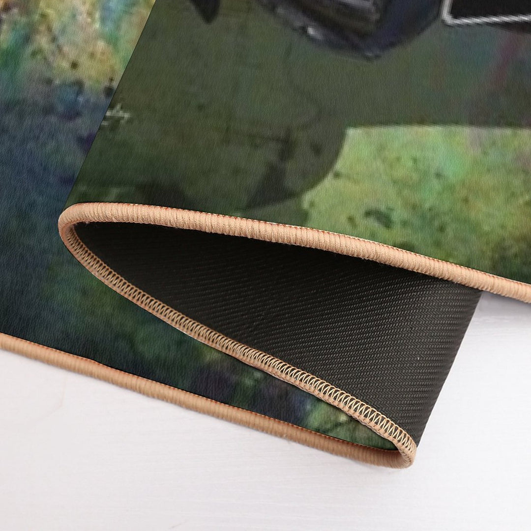 34 Black  Dirt-Trapping Bath Mat