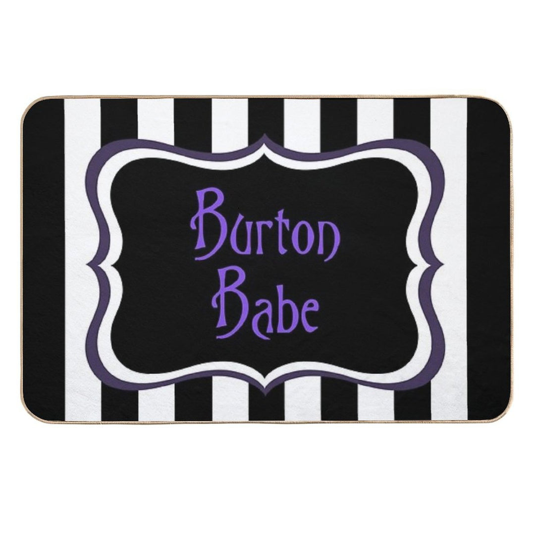 Burton Babe [striped Variant]  Anti-Trip Bath Mat
