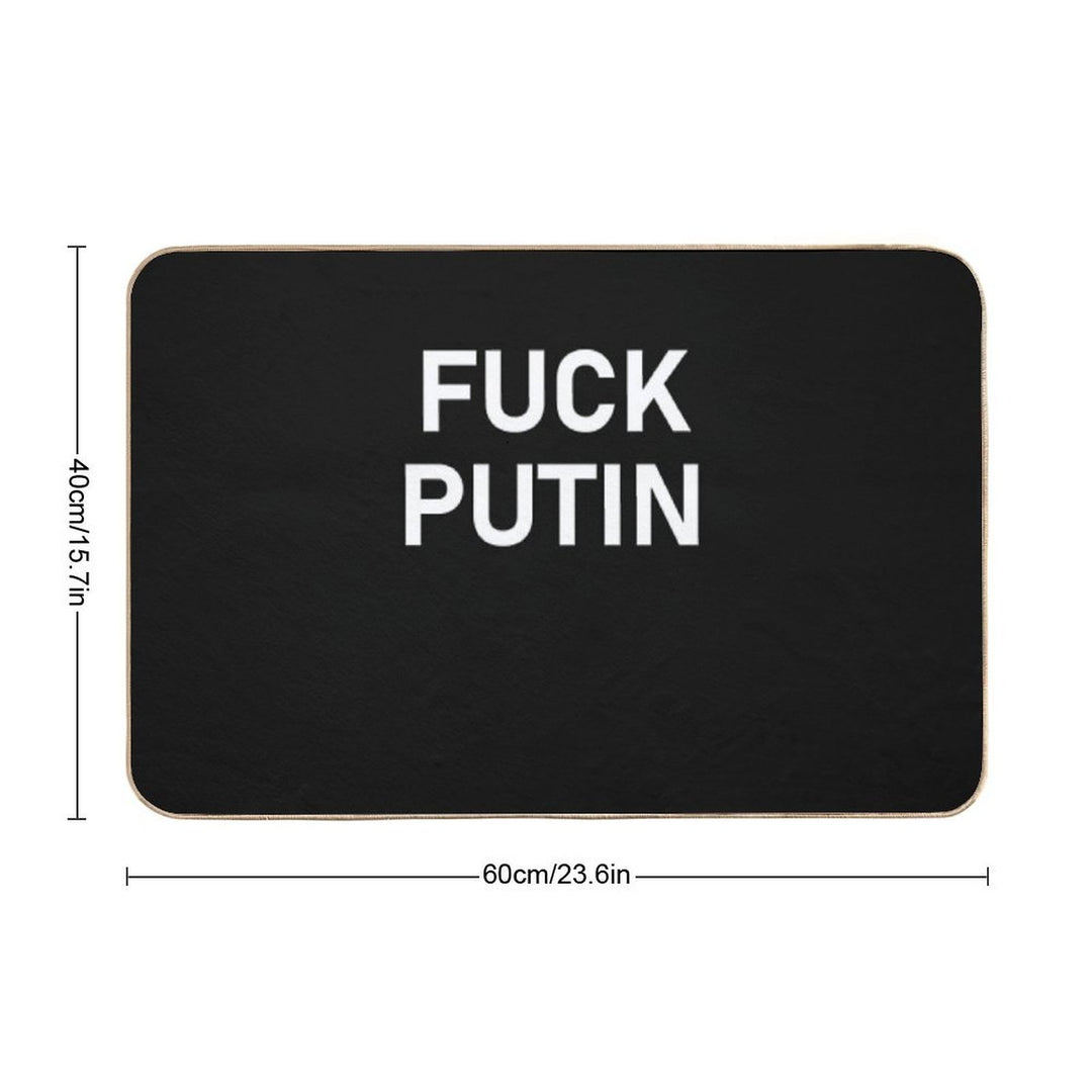 Fuck Vladimir Putin - Fuck Putin  Easy To Clean Bath Mat