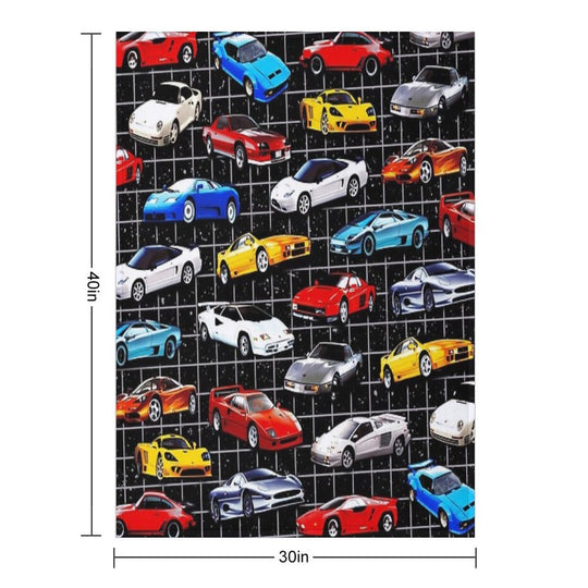 Dream Cars All-season Throw Blanket