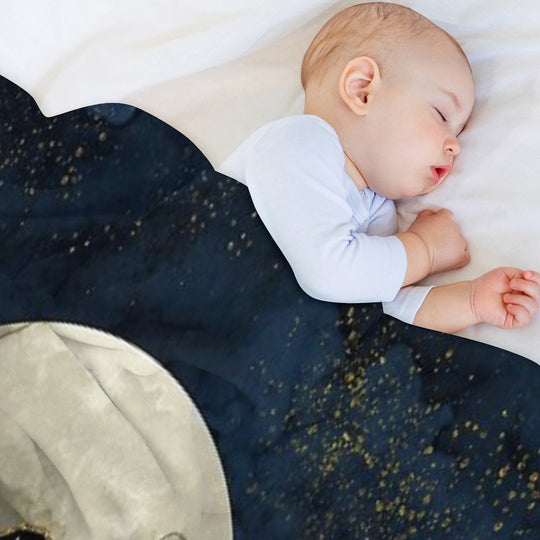 Bronze Night Multi-functional Throw Blanket