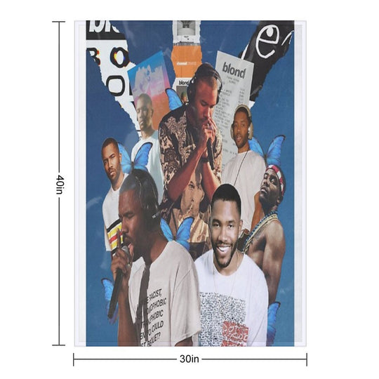 Frank Ocean Machine-washable Throw Blanket