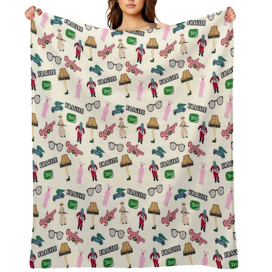 A Christmas Story Anti-pilling Throw Blanket