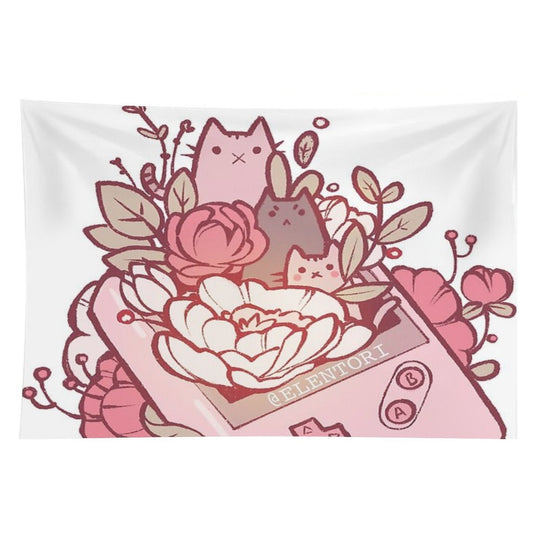 Gamer Kats Tapestry