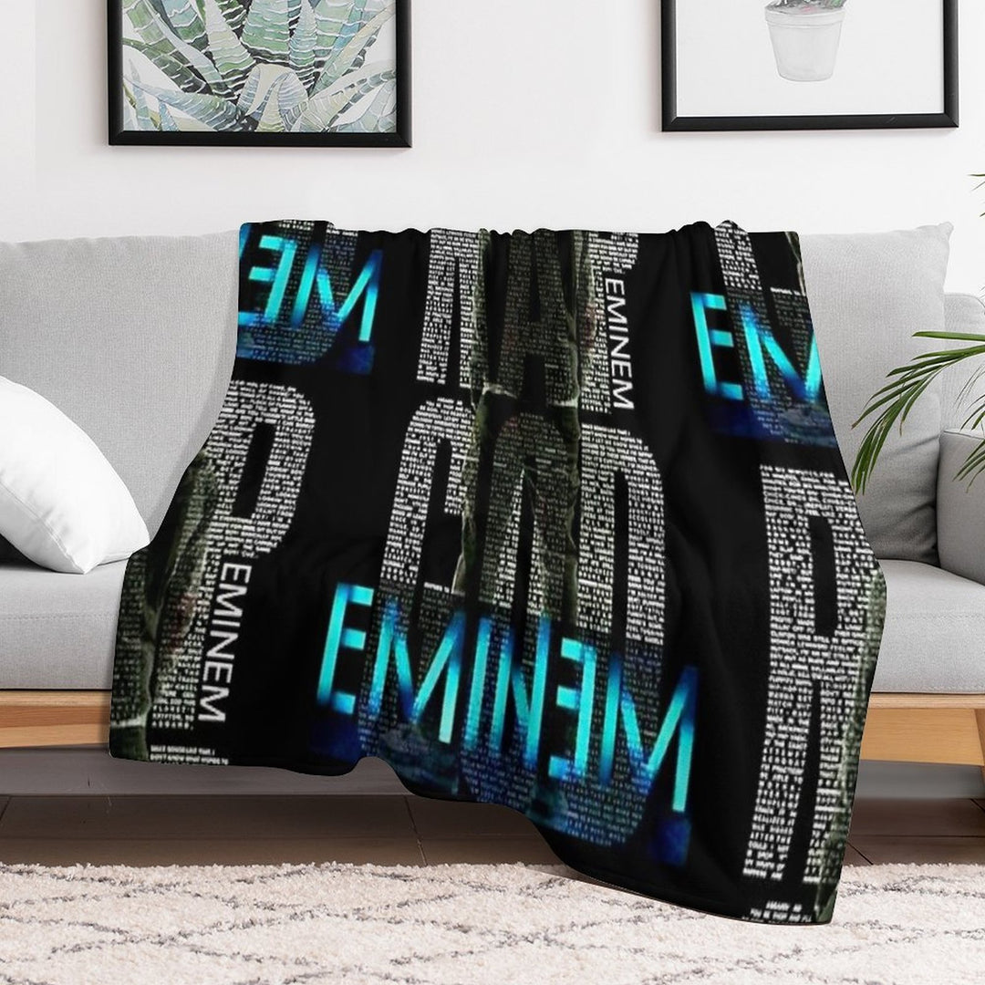 Rap God Eminem Travel-friendly Throw Blanket