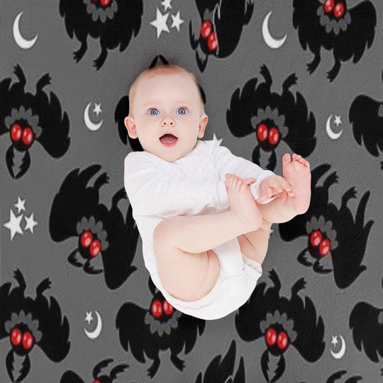 Cute Cryptids - Mothman Pattern Premium Throw Blanket