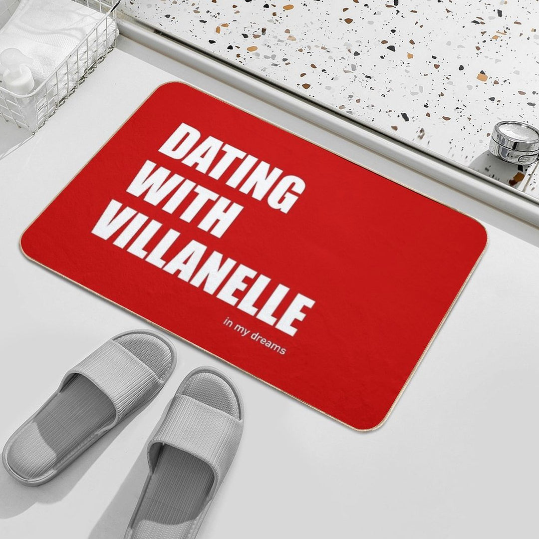 Dating with Villanelle Killing Eve  High-Traffic Bath Mat