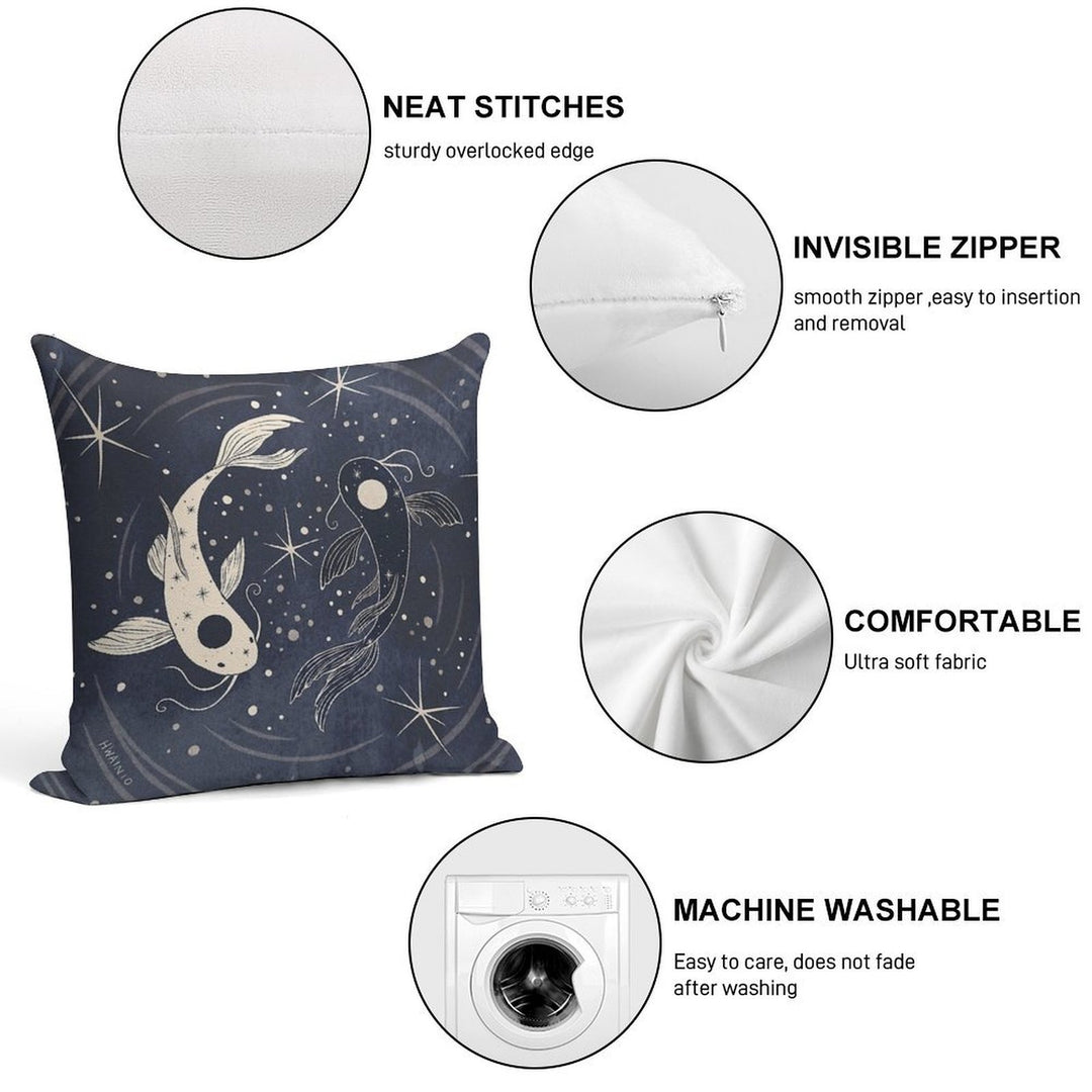 Tui And La Soft Ultra-Soft Texture Throw Pillow