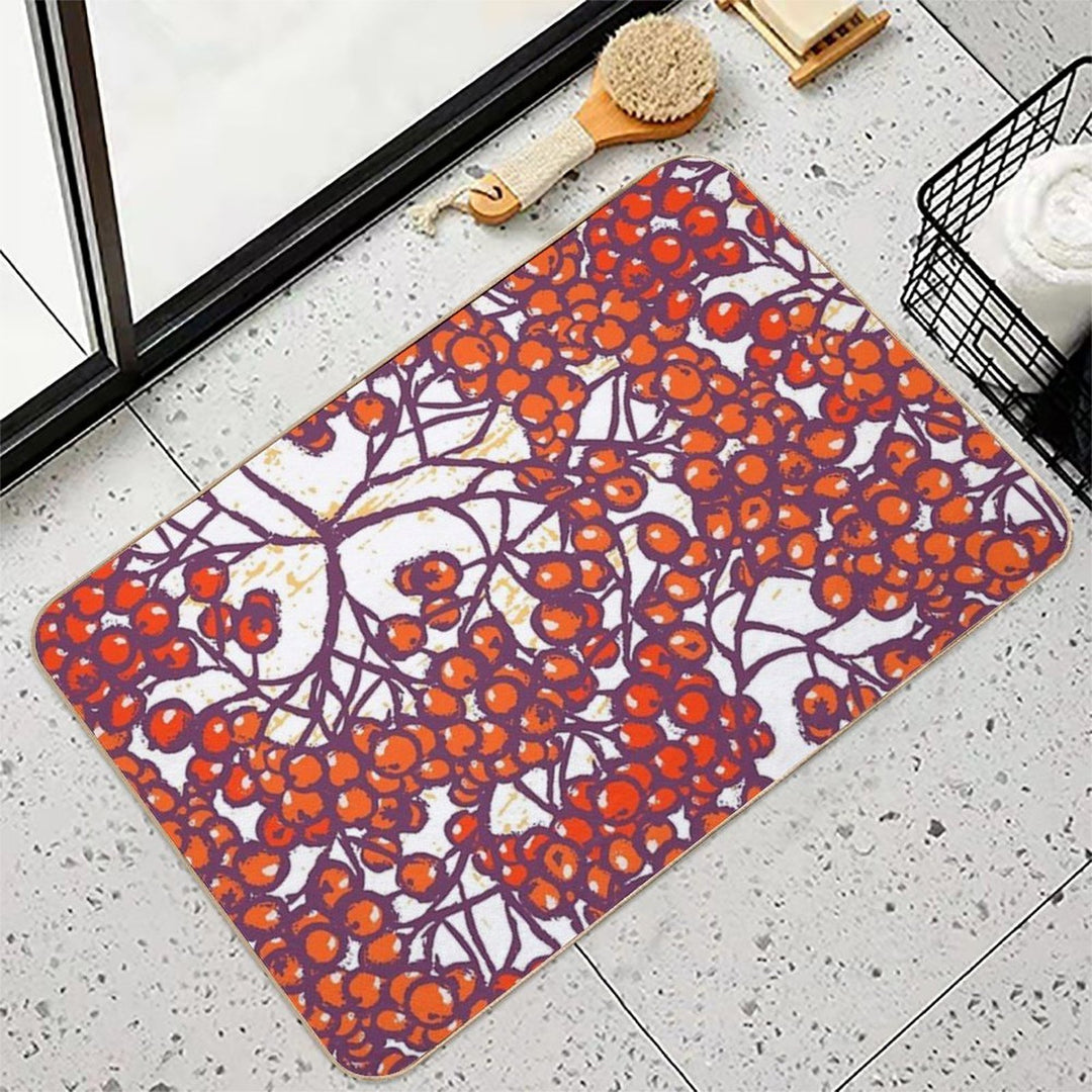 Rowanberries Fall  Long-Lasting Bath Mat