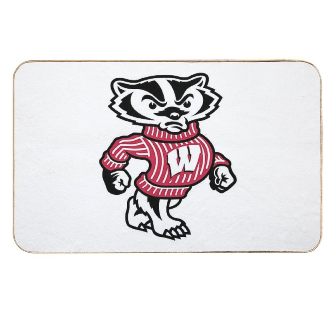 Wisconsin Badgers  Absorbent Bath Mat