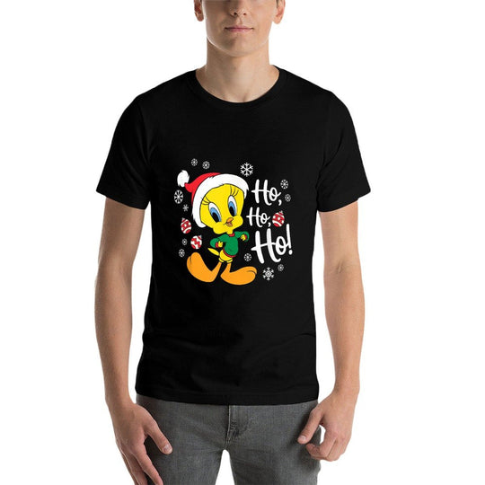 Looney Tunes Christmas Tweety HoHoHo Ugly Christmas Sweater  Relaxed-fit T-Shirt