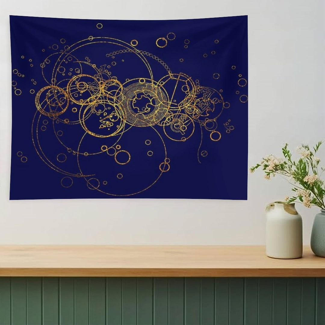 Time Lord Writing -  Transparent Tapestry