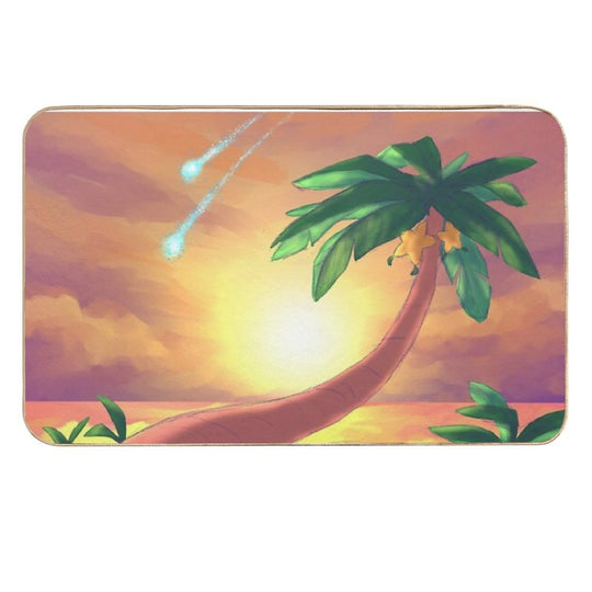 Kingdom Hearts Paopu Tree Destiny Islands  Rapid-Drying Bath Mat
