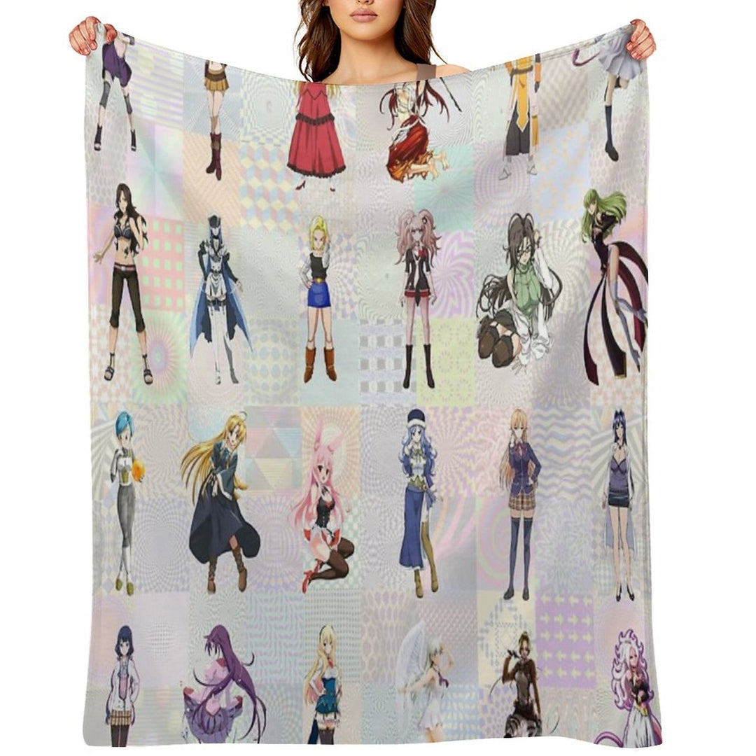 Japanese Anime Gift-ready Throw Blanket
