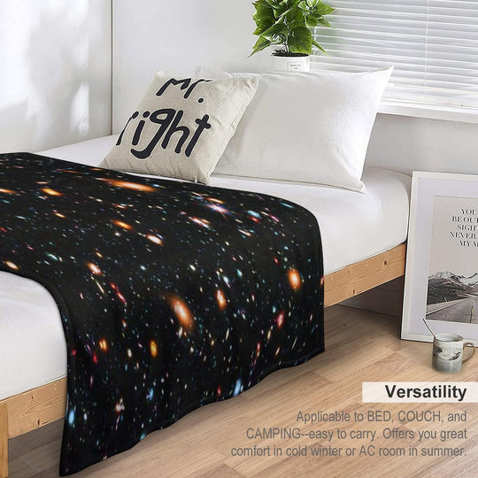 Hubble Extreme Deep Field Sustainable Throw Blanket