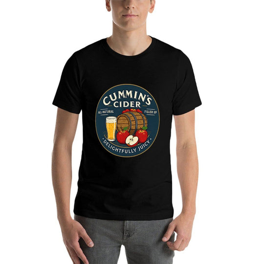 Funny Cumins Cider Design Cheeky Adult Humor Funny  Relaxed-fit T-Shirt